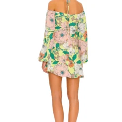 ROBE COURTE DOLLY Spring Lime Bouquet -Promos Charmenta Boutique AFFM WD122 V3