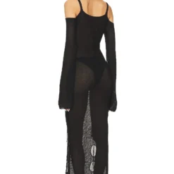 ROBE MAXI YSABEL Black -Promos Charmenta Boutique AORR WD7 V3