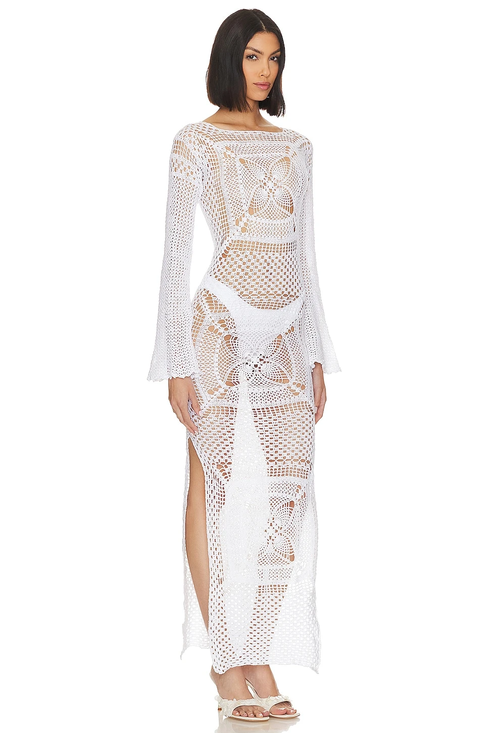 ROBE LUCY White 4 ROBE LUCY White – Image 2