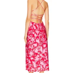 ROBE GALA Red & Pink Floral 7 ROBE GALA Red & Pink Floral -Promos Charmenta Boutique ASTR WD379 V3