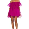 ROBE COURTE ELYSSA Magenta -Promos Charmenta Boutique AZER WD16 V1 1