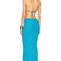 ROBE MAXI ANNA Royal Blue -Promos Charmenta Boutique BANH WD9 V3