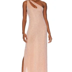 ROBE MAXI TAKI Peach