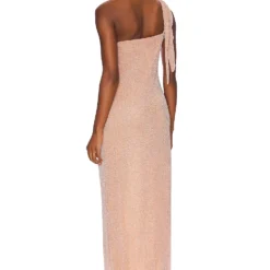 ROBE MAXI TAKI Peach -Promos Charmenta Boutique BBAB WD56 V3