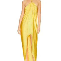 ROBE MAXI LORA Toronja -Promos Charmenta Boutique BBAB WD83 V4