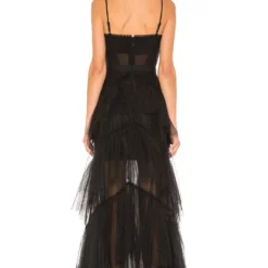 BCBGMAXAZRIA ROBE DE SOIRÉE Black -Promos Charmenta Boutique BCB WD758 V3