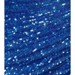 BCBGMAXAZRIA ROBE DE SOIRÉE SEQUIN Mykonos Blue -Promos Charmenta Boutique BCB WD891 V4