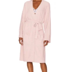 CozyChic Lite Barbie Robe Dusty Rose & White -Promos Charmenta Boutique BDRE WI11 V3