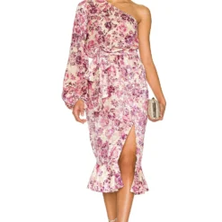 ROBE SUKI Off White & Crimson -Promos Charmenta Boutique BENE WD167 V4