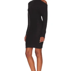BCBGeneration ROBE PULL À DÉCOUPES Black -Promos Charmenta Boutique BGEN WD929 V3