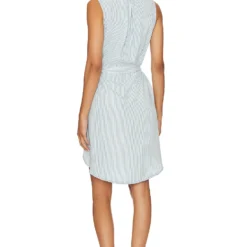 ROBE PLISSÉE DEVANT SANS MANCHES Stripe Ombre Wash -Promos Charmenta Boutique BLD WD131 V3