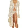 ROBE DE PLAGE AMELIE White -Promos Charmenta Boutique CLNR WD125 V1