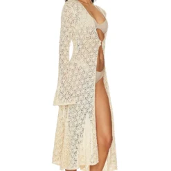ROBE DE PLAGE AMELIE White -Promos Charmenta Boutique CLNR WD125 V2