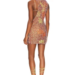 Camila Coelho ROBE COURTE SOFIA Multi -Promos Charmenta Boutique COEL WD252 V4