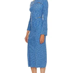Cult Gaia ROBE ROSALIA River Blue -Promos Charmenta Boutique CULG WD235 V3