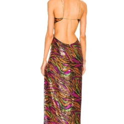 ROBE MAXI JERRY Black Zebra -Promos Charmenta Boutique DUNX WD69 V3