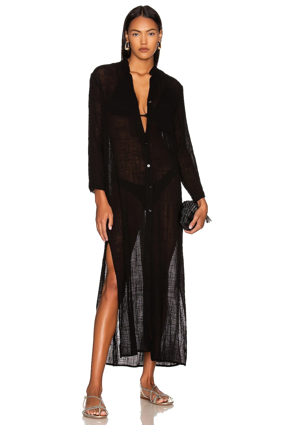 ROBE CHEMISE BRACELET SLEEVE Cloud 8 ROBE CHEMISE BRACELET SLEEVE Cloud – Image 6