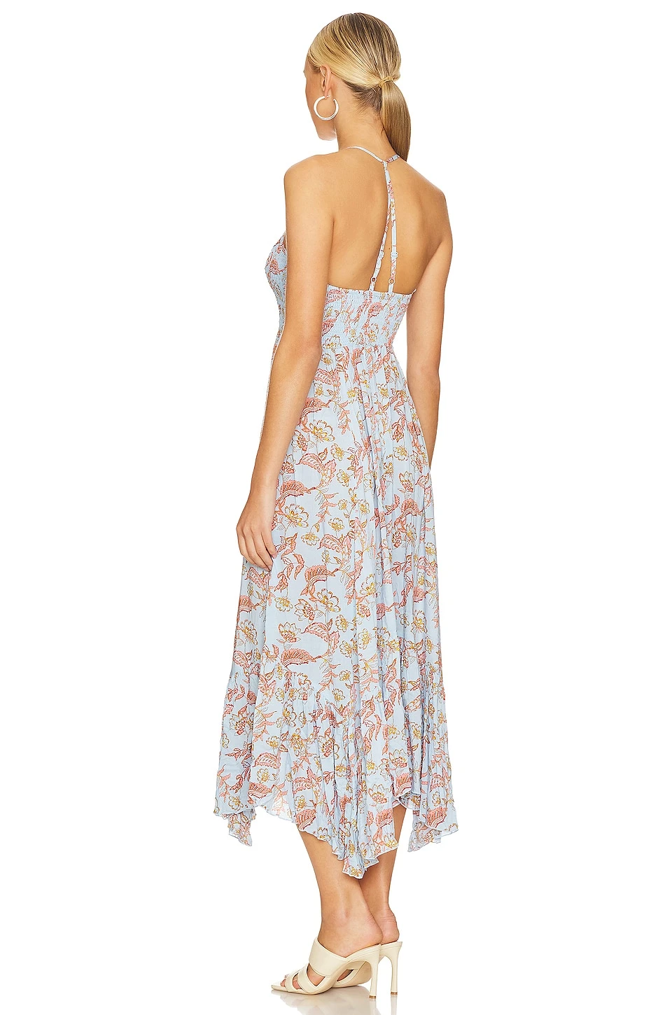 FREE PEOPLE ROBE MAXI HEAT WAVE Robins Egg Combo 5 FREE PEOPLE ROBE MAXI HEAT WAVE Robins Egg Combo â Image 3