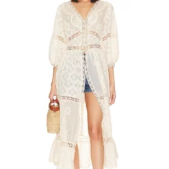 FREE PEOPLE See Me At Sunset Robe Tea