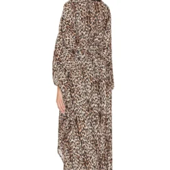 GOOD AMERICAN Always Fits Plisse Goddess Robe Good Leopard 16 GOOD AMERICAN Always Fits Plisse Goddess Robe Good Leopard -Promos Charmenta Boutique GAME WD15 V7