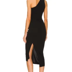 Helmut Lang ROBE ASYMMETRICAL Black -Promos Charmenta Boutique HLNR WD41 V4