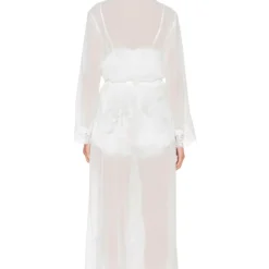 Helena Long Robe White -Promos Charmenta Boutique HOME WI45 V4