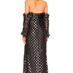 ROBE RORY Black Metallic Dot -Promos Charmenta Boutique HOOF WD816 V3