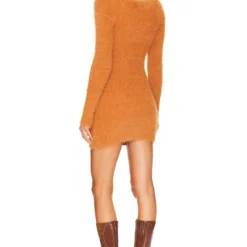 ROBE NESSA Camel Brown -Promos Charmenta Boutique HURR WD630 V3