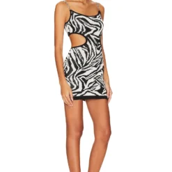 ROBE KIKO Black & White 6 ROBE KIKO Black & White -Promos Charmenta Boutique HURR WD654 V2