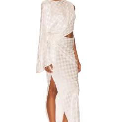 ROBE MAXI WESTMINSTER White -Promos Charmenta Boutique JENS WD548 V2