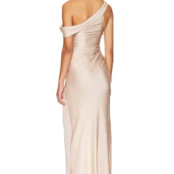 ROBE DE SOIRÉE SAHAR Almond -Promos Charmenta Boutique JSKI WD206 V4