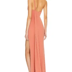 ROBE DE SOIRÉE LEA Rust -Promos Charmenta Boutique KATR WD293 V4