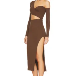 ROBE SLANTED Brown -Promos Charmenta Boutique LAMR WD6 V3