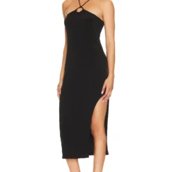 ROBE LOOP FRONT Black -Promos Charmenta Boutique LANS WD287 V3