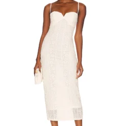 ROBE MI-LONGUE MAXIME Pearl Grey