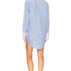 ROBE CHEMISE FRESH STRIPE Fresh Blue Stripe -Promos Charmenta Boutique LCDE WD755 V3