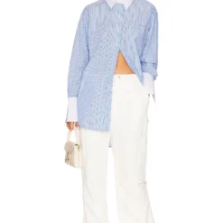 ROBE CHEMISE FRESH STRIPE Fresh Blue Stripe -Promos Charmenta Boutique LCDE WD755 V5