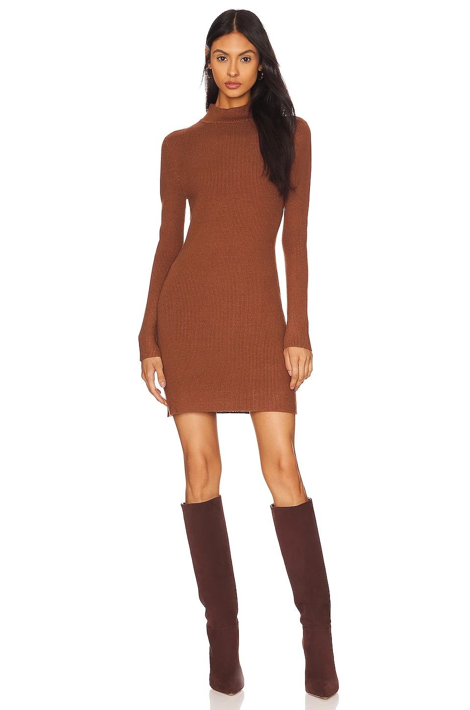 ROBE COURTE REISS Chocolate 3 ROBE COURTE REISS Chocolate