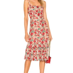 ROBE MI-LONGUE UNDER THE STARS Dark Nude