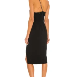ROBE MI-LONGUE LAZO Black -Promos Charmenta Boutique LOVF WD2881 V3