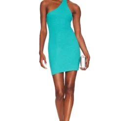 ROBE BANKS MINI DRESS Teal Blue -Promos Charmenta Boutique LOVF WD3469 V4