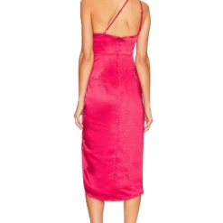 ROBE MI-LONGUE RENATA Cherry Red -Promos Charmenta Boutique LOVF WD3496 V3