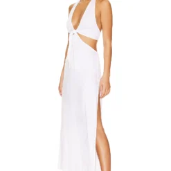 ROBE FORGET ME KNOT White -Promos Charmenta Boutique LOVF WD3643 V3