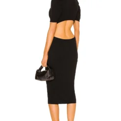 ROBE MI-LONGUE CLEMENTINE Chocolate Brown -Promos Charmenta Boutique LPAR WD639 V1