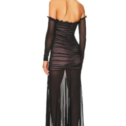 ROBE DE SOIRÉE MONIQUE Black -Promos Charmenta Boutique MALR WD1175 V3