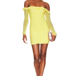 ROBE COURTE GENTILLE Lemon Yellow