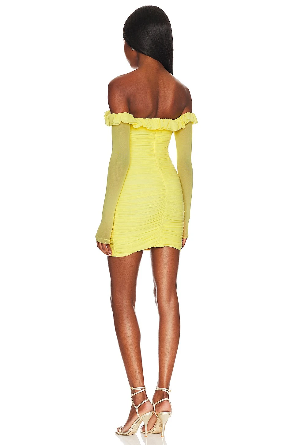 ROBE COURTE GENTILLE Lemon Yellow 5 ROBE COURTE GENTILLE Lemon Yellow â Image 3