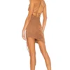 ROBE COURTE JANICE Brown Spice -Promos Charmenta Boutique MALR WD606 V1