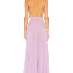 ROBE À DÉTAIL EN DENTELLE JUSTIN Lavender -Promos Charmenta Boutique MELR WD40 V3