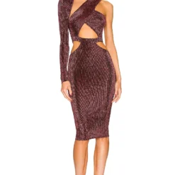 ROBE MI-LONGUE PAULETTE Black & Pink